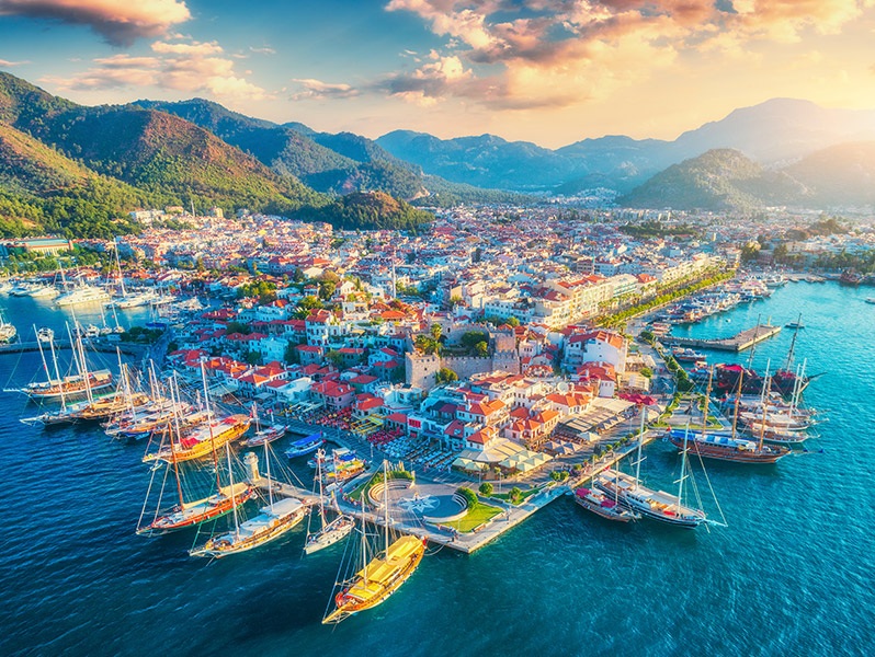 مارماریس ترکیه؛ گوهری درخشان در آغوش دریای اژه و مدیترانه