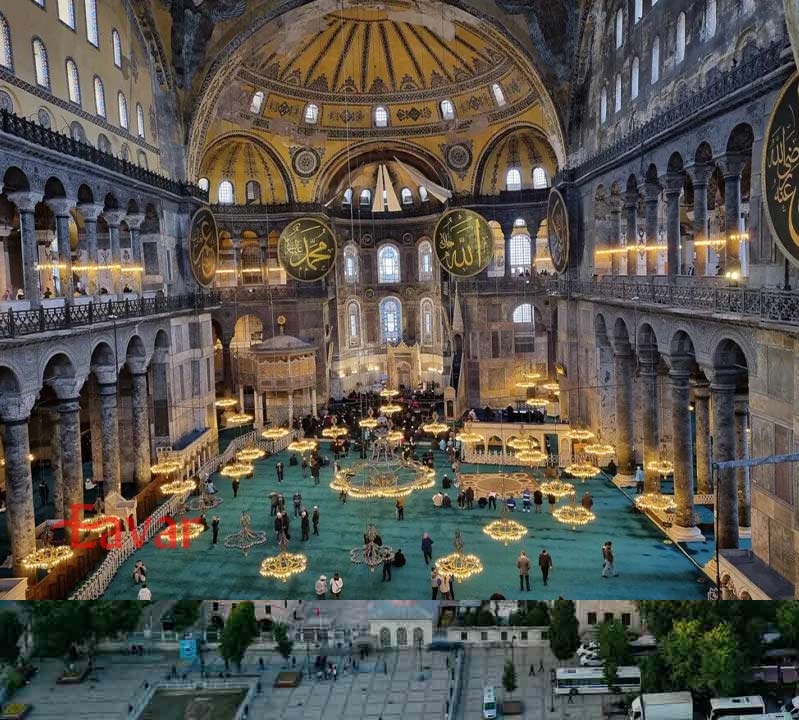 مسجد ایاصوفیه استانبول: گواه تاریخ پر فراز و نشیب دو امپراتوری بزرگ